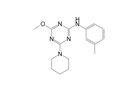 1,3,5-triazin-2-amine, 4-methoxy-N-(3-methylphenyl)-6-(1-piperidinyl)-