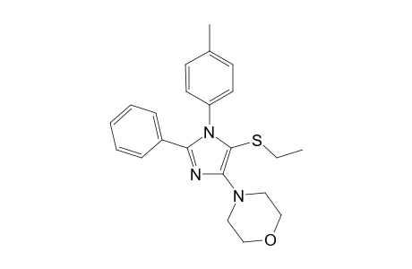 5-Ethythio-4-morpholino-2-phenyl-1-(p-tolyl)imidazole