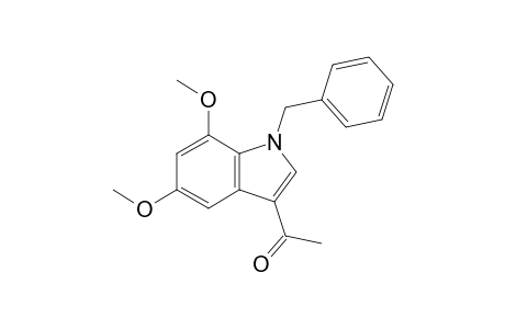 3-Acetyl-1-benzyl-5,7-dimethoxyindole