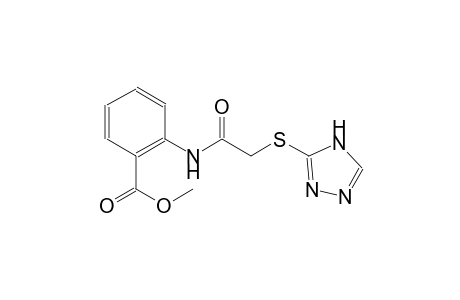 methyl 2-{[(4H-1,2,4-triazol-3-ylsulfanyl)acetyl]amino}benzoate