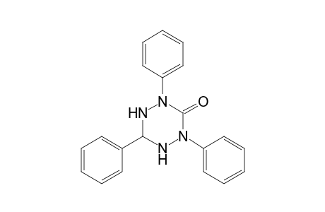 2,4,6-triphenyl-1,2,4,5-tetrazinan-3-one