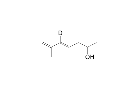 (E)-5-DEUTERO-6-METHYL-4,6-HEPTADIEN-2-OL