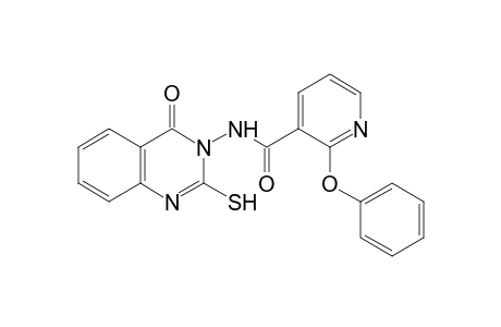N-(3,4-dihydro-2-mercapto-4-oxo-3-quinazolinyl)-2-phenoxynicotinamide