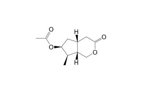 Acetic acid (4aR,6S,7R,7aS)-7-methyl-3-oxo-octahydro-cyclopenta[c]pyran-6-yl ester