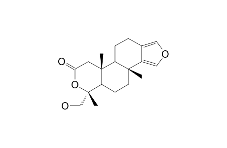 (3bR,6R,9aR)-3b,6,9a-trimethyl-6-methylol-5,5a,9,9b,10,11-hexahydro-4H-isochromeno[5,6-g]isobenzofuran-8-one
