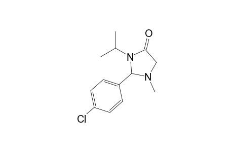 2-(4-Chlorophenyl)-1-methyl-3-propan-2-yl-4-imidazolidinone