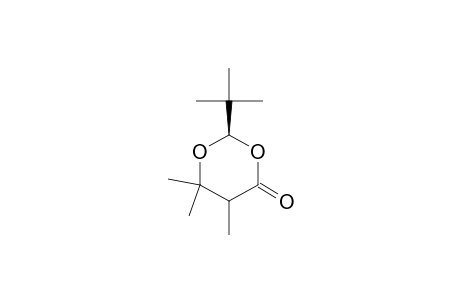 1,3-Dioxan-4-one, 2-(1,1-dimethylethyl)-5,6,6-trimethyl-, (2R-cis)-