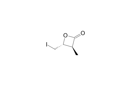 (3S,4R)-4-(Iodomethyl)-3-methyloxetan-2-one
