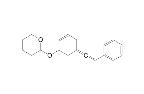 2-((3-(2-Phenylvinylidene)hex-5-en-1-yl)oxy)tetrahydro-2H-pyran