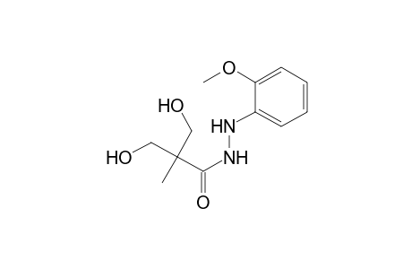 Propanoic acid, 3-hydroxy-2-(hydroxymethyl)-2-methyl-, 2-(2-methoxyphenyl)hydrazide