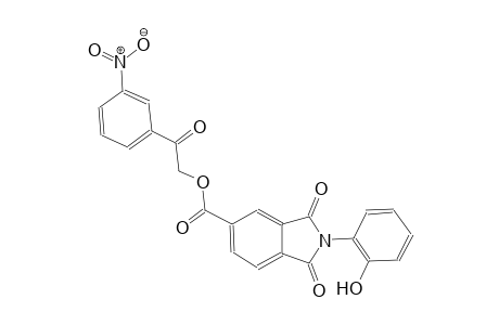1H-isoindole-5-carboxylic acid, 2,3-dihydro-2-(2-hydroxyphenyl)-1,3-dioxo-, 2-(3-nitrophenyl)-2-oxoethyl ester