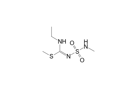 1-Ethyl-N2-methyl-3-sulfamoylisothiourea
