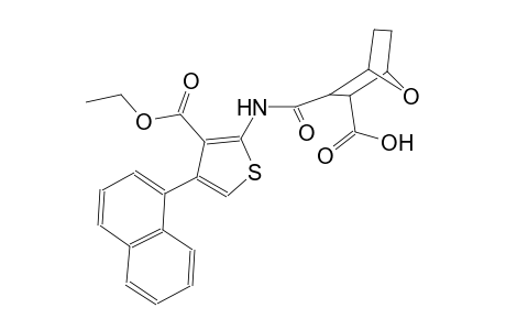 3-({[3-(ethoxycarbonyl)-4-(1-naphthyl)-2-thienyl]amino}carbonyl)-7-oxabicyclo[2.2.1]heptane-2-carboxylic acid