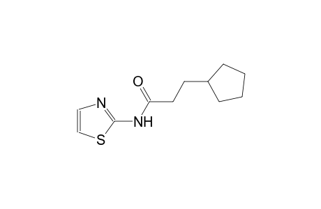 3-cyclopentyl-N-(1,3-thiazol-2-yl)propanamide