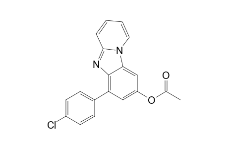 6-(4-Chlorophenyl)benzo[4,5]imidazo[1,2-a]pyridin-8-yl Acetate