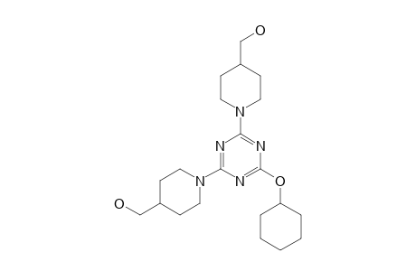 1,1'-(6-CYCLOHEXYLOXY-1,3,5-TRIAZINE-2,4-DIYL)-BIS-[(PIPERIDIN-4-YL)-METHANOL]