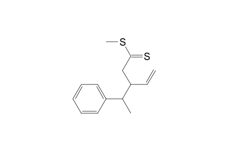 Methyl 3-(1-phenylethyl)-4-pentenedithioate