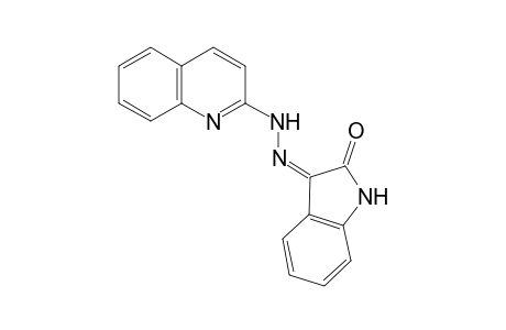 (3Z)-1H-Indole-2,3-dione 3-(2-quinolinylhydrazone)