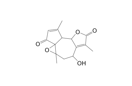 6-Hydroxy-1,4a,7-trimethyl-5,6,9a,9b-tetrahydro-3H-oxireno[2',3':8,8a]azuleno[4,5-b]furan-3,8(4ah)-dione