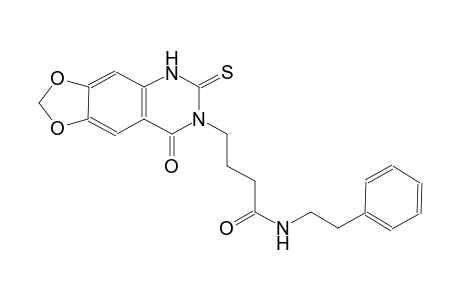 [1,3]dioxolo[4,5-g]quinazoline-7-butanamide, 5,6,7,8-tetrahydro-8-oxo-N-(2-phenylethyl)-6-thioxo-