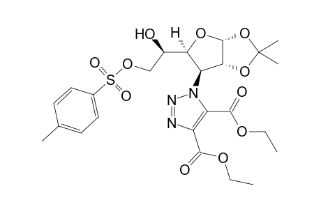 1-[(3aR,5S,6S,6aR)-5-[(1R)-1-hydroxy-2-(4-methylphenyl)sulfonyloxyethyl]-2,2-dimethyl-3a,5,6,6a-tetrahydrofuro[2,3-d][1,3]dioxol-6-yl]triazole-4,5-dicarboxylic acid diethyl ester
