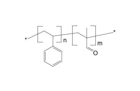 Methacrolein-styrene copolymer (52.4 mol-% methacrolein units)