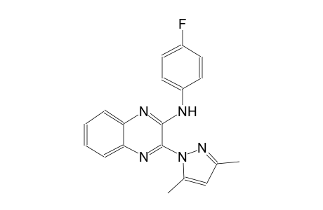 3-(3,5-dimethyl-1H-pyrazol-1-yl)-N-(4-fluorophenyl)-2-quinoxalinamine