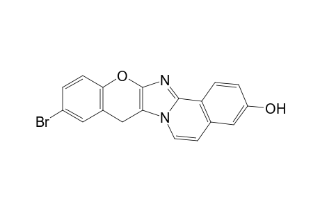 10-Bromo-3-hydroxy-8H-chromeno[2',3':4,5]imidazo[2,1-a]-isoquinoline