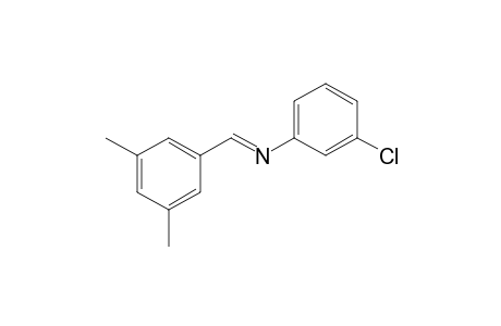 (E)-3-Chloro-N-(3,5-dimethylbenzylidene)aniline
