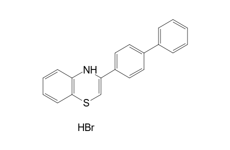 3-(4-biphenyl)-4H-1,4-benzothiazine, hydrobromide