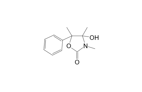2(3H)-Oxazolone, dihydro-4-hydroxy-3,4,5-trimethyl-5-phenyl-