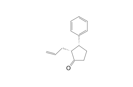 Cyclopentanone, 3-phenyl-2-(2-propenyl)-, cis-