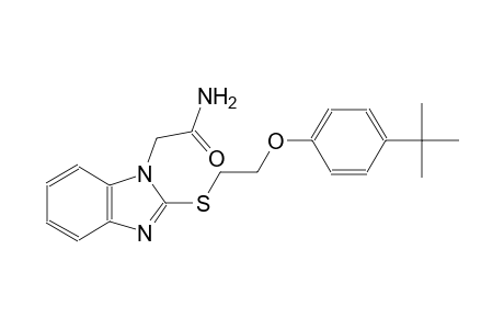 1H-benzimidazole-1-acetamide, 2-[[2-[4-(1,1-dimethylethyl)phenoxy]ethyl]thio]-