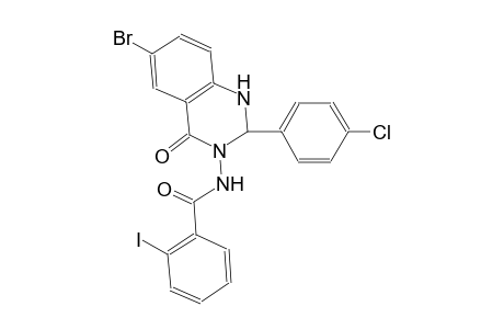 N-(6-bromo-2-(4-chlorophenyl)-4-oxo-1,4-dihydro-3(2H)-quinazolinyl)-2-iodobenzamide