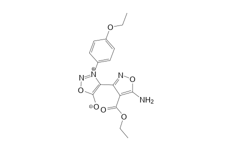 3-(p-Ethoxyphenyl)-4-[5'-amino-4'-(p-ethoxycarbonyl)isoxazol-3'-yl]sydnone