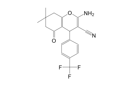 4H-1-benzopyran-3-carbonitrile, 2-amino-5,6,7,8-tetrahydro-7,7-dimethyl-5-oxo-4-[4-(trifluoromethyl)phenyl]-