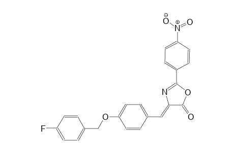 (4Z)-4-{4-[(4-fluorobenzyl)oxy]benzylidene}-2-(4-nitrophenyl)-1,3-oxazol-5(4H)-one