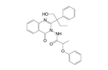 2-(1-Phenylhydroxymethylpropyl)-3-(2-phenoxypropionylamino)quinazolin-4(3H)-one
