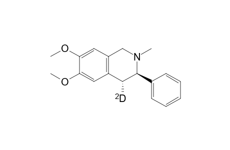 (3R,4R)-4-deuterio-6,7-dimethoxy-2-methyl-3-phenyl-3,4-dihydro-1H-isoquinoline