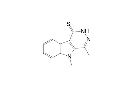 4,5-Dimethyl-2,5-dihydro-1H-pyridazino[4,5-b]indol-1-thione