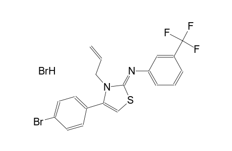 N-((2Z)-3-allyl-4-(4-bromophenyl)-1,3-thiazol-2(3H)-ylidene)-3-(trifluoromethyl)aniline hydrobromide