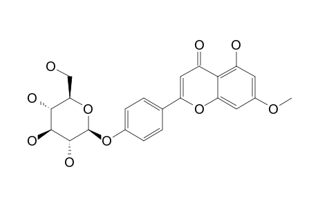 GENKWANIN-4'-O-BETA-D-GLUCOPYRANOSIDE