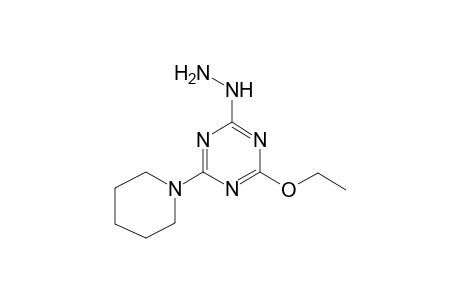 (4-Ethoxy-6-piperidin-1-yl-[1,3,5]triazin-2-yl)hydrazine