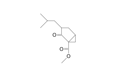 Bicyclo[3.1.0]hexane-1-carboxylic acid, 3-(2-methylpropyl)-2-oxo-, methyl ester