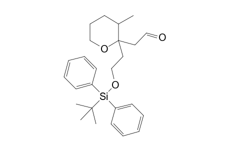 2-[2-(tert-butyldiphenylsilyloxy)ethyl]-3-methyltetrahydropyran-2-acetaldehyde