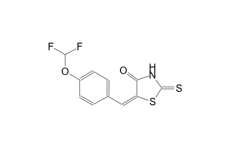 (5E)-5-[4-(difluoromethoxy)benzylidene]-2-thioxo-1,3-thiazolidin-4-one