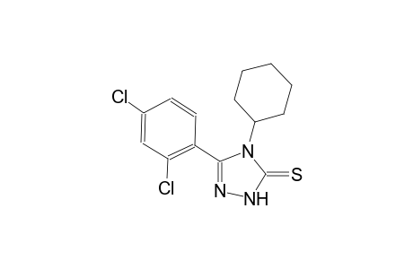 4-cyclohexyl-5-(2,4-dichlorophenyl)-2,4-dihydro-3H-1,2,4-triazole-3-thione