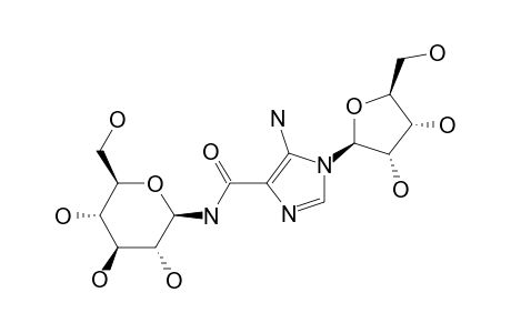 5-AMINO-1-(BETA-D-RIBOFURANOSYL)-IMIDAZOLE-4-[N-(BETA-D-GLUCOPYRANOSYL)-CARBOXAMIDE]