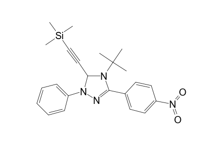2-[4-tert-butyl-5-(4-nitrophenyl)-2-phenyl-3H-1,2,4-triazol-3-yl]ethynyl-trimethyl-silane