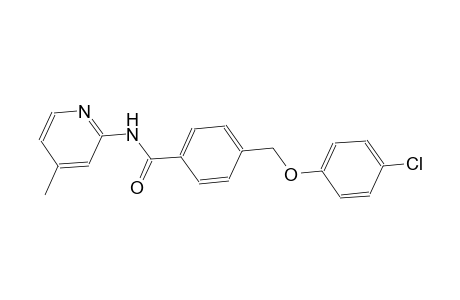 4-[(4-chlorophenoxy)methyl]-N-(4-methyl-2-pyridinyl)benzamide